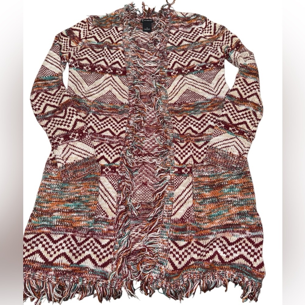 New Directions Open Front Cardigan